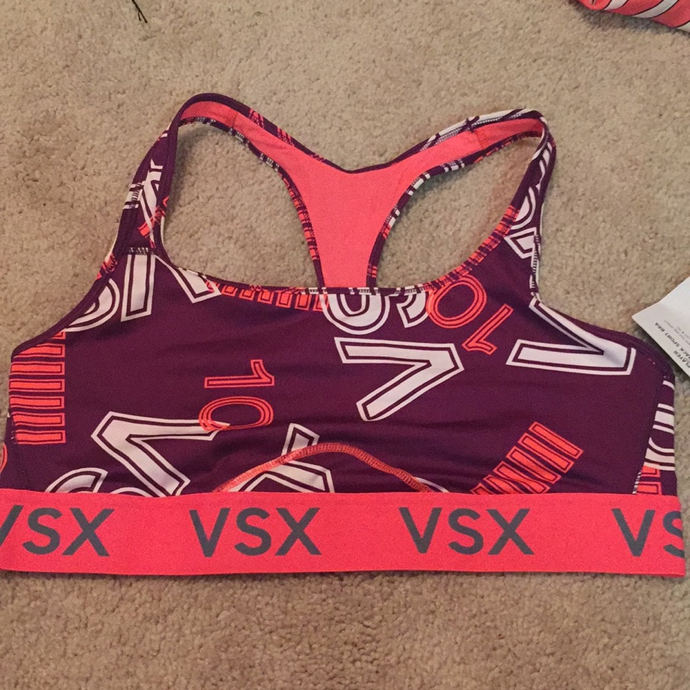 Old style VSX player sports bra